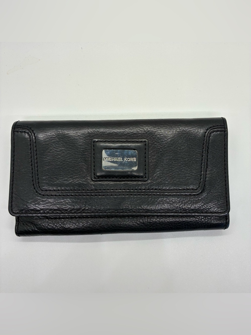 Michael Kors Brookville Carryall Black Soft Leather Wallet
